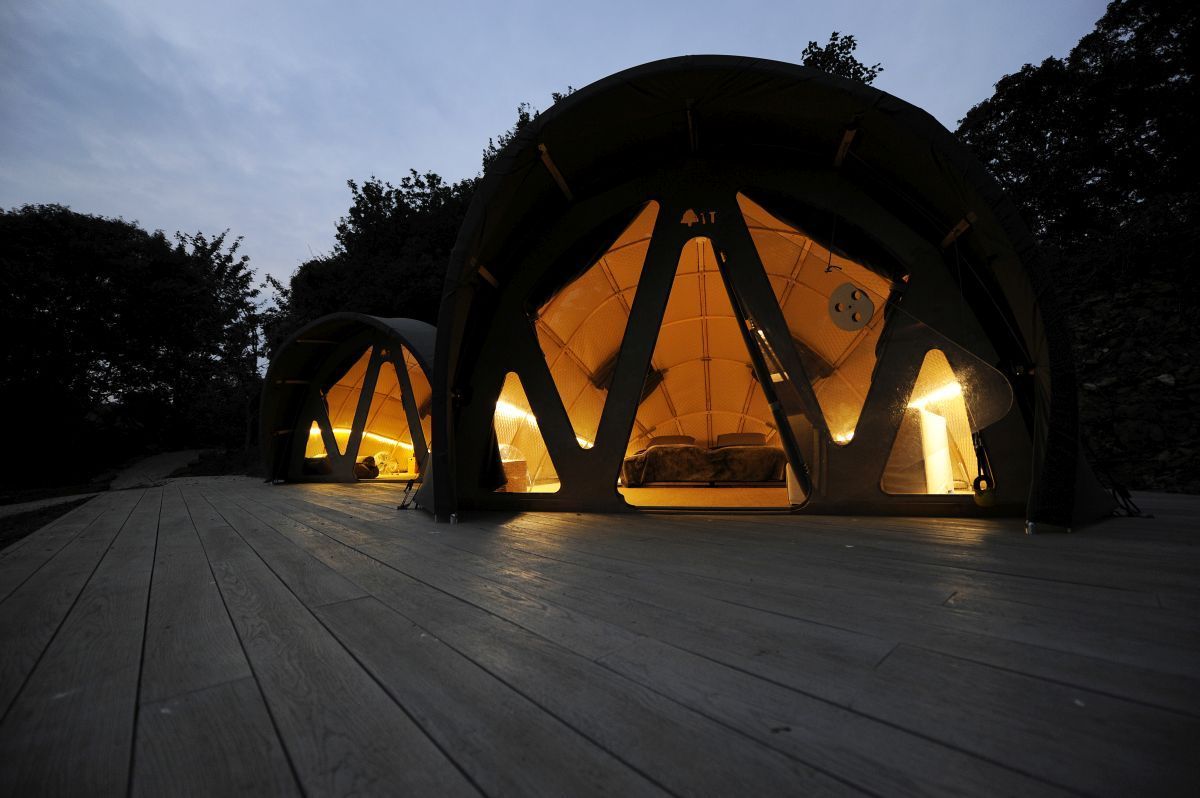 Buttercombe Gridshell England Interior