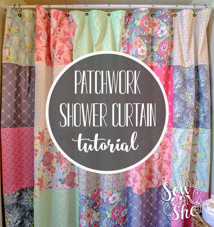 Buy a Patchwork Shower Curtain for a Big Look 