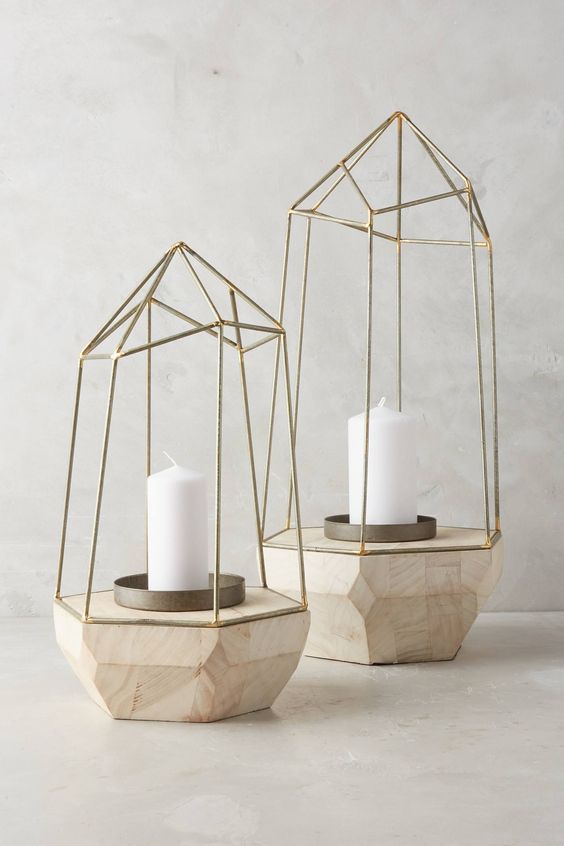 Buy faceted candle holder