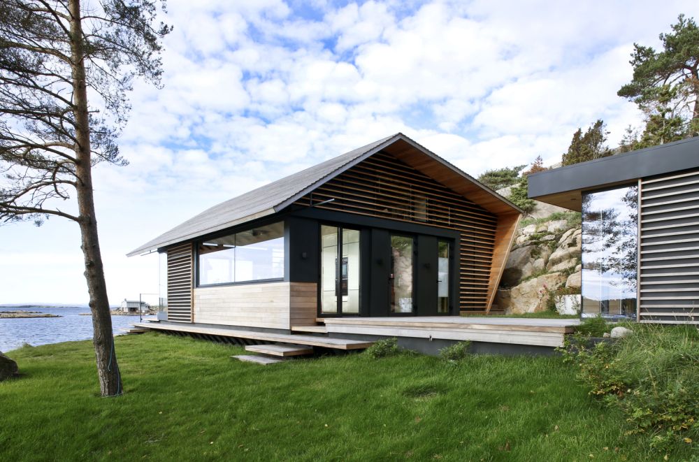 Cabin Østfold Norway by LundSlaatto Architects back