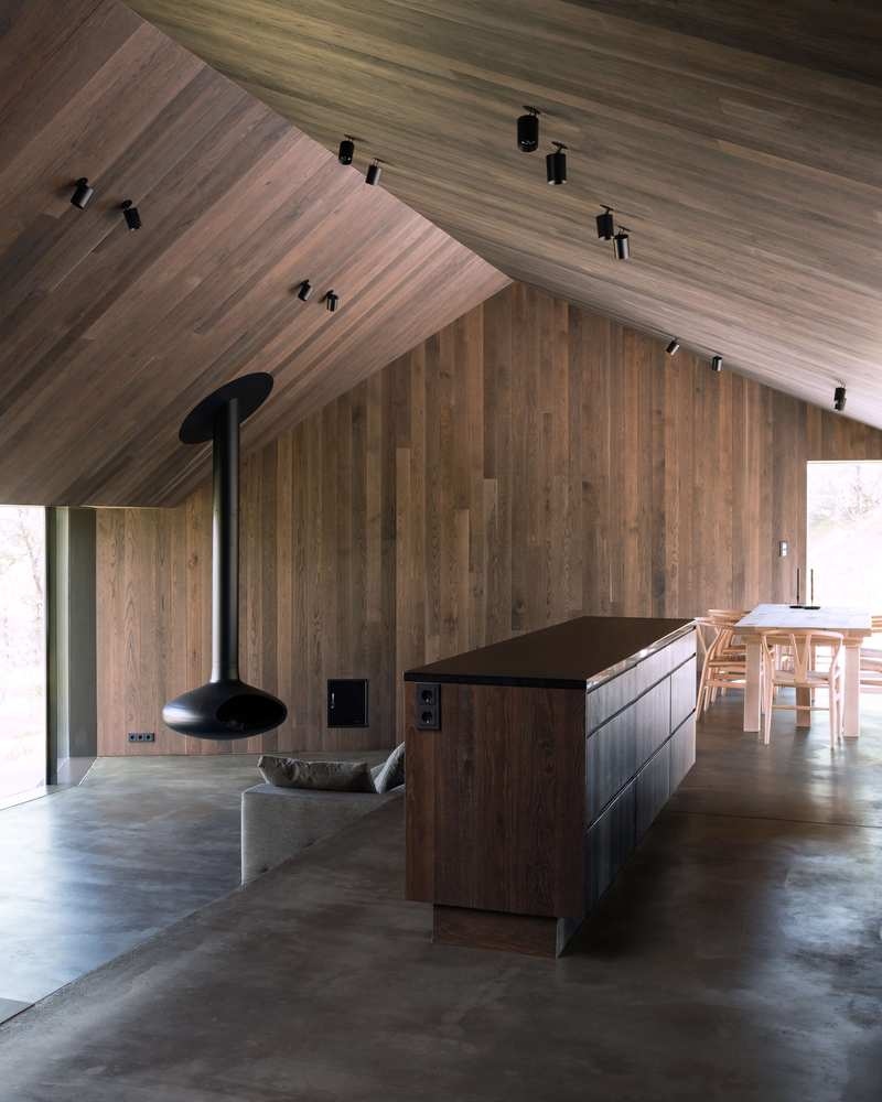 Cabin Geilo in norway by Lund Hagem interior open space