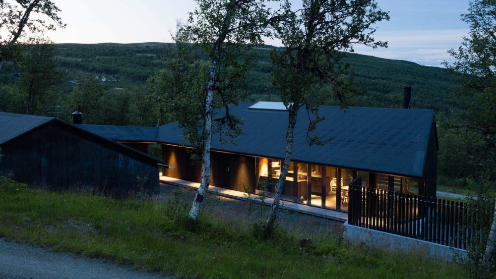 Cabin Geilo in norway by Lund Hagem view