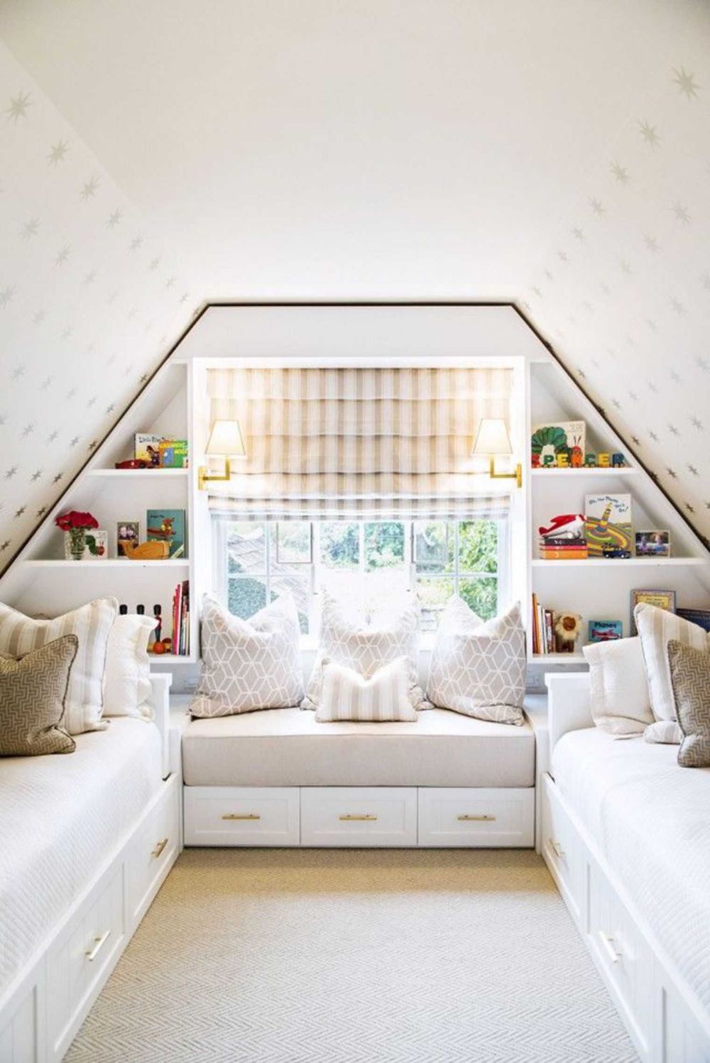 Cape cod attic room