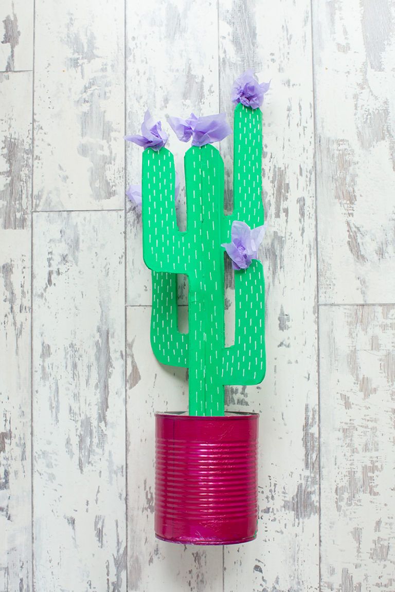 Cardboard Cactus DIY