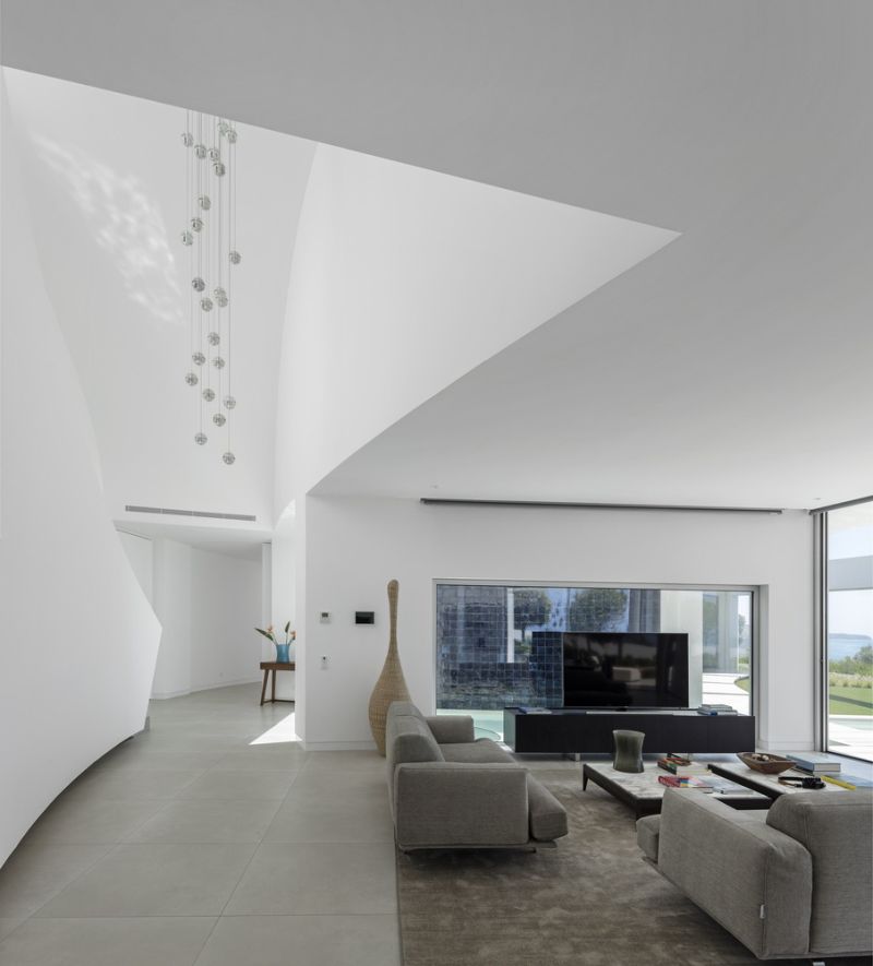 Casa Eliptica by Mario Martins Atelier living room