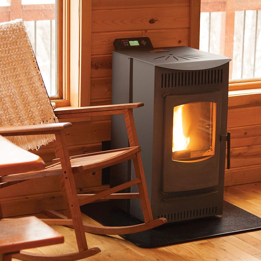 Castle 12327 Serenity Wood Pellet Stove with Smart Controller