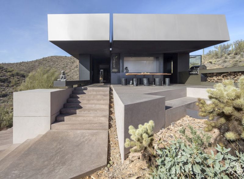 Cave Creek Hidden Valley Desert House Entrance