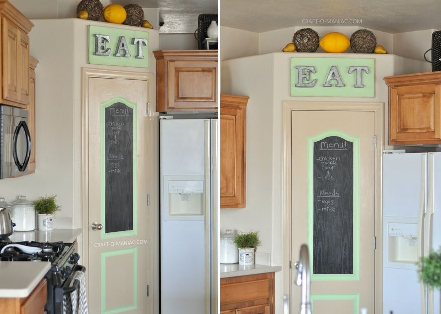 Chalkboard Pantry Door Revamp