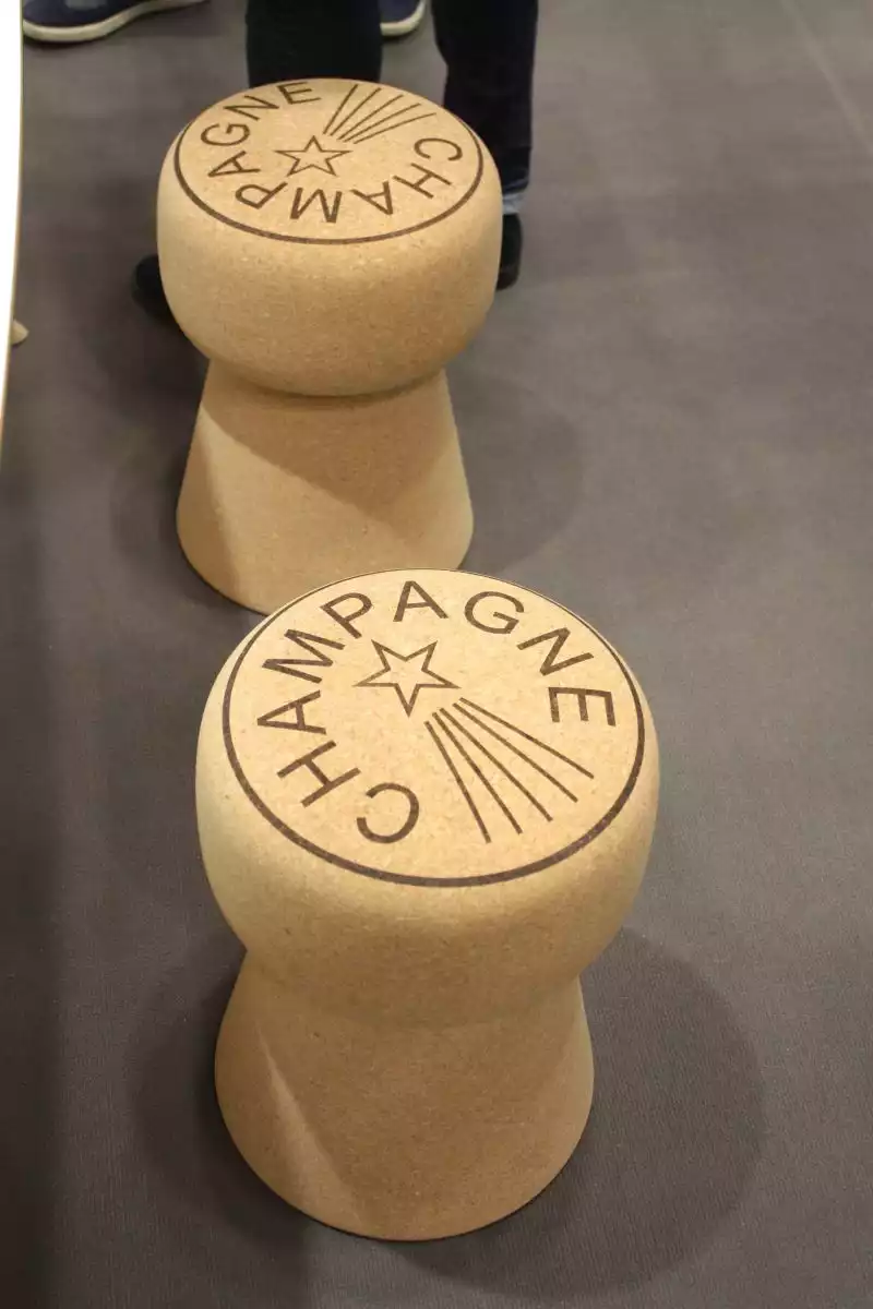 Champagne Cork Stool