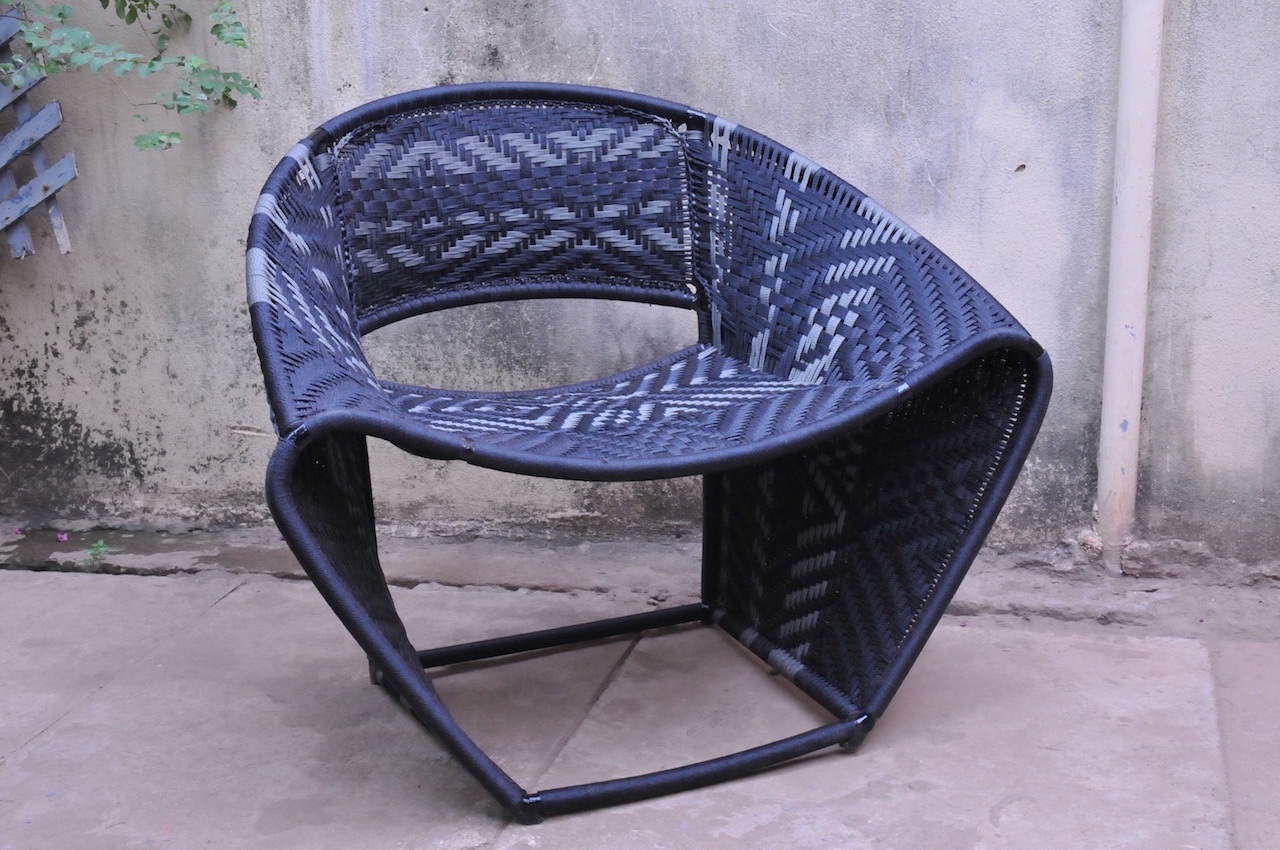 Cheick Diallo blue armchair copy