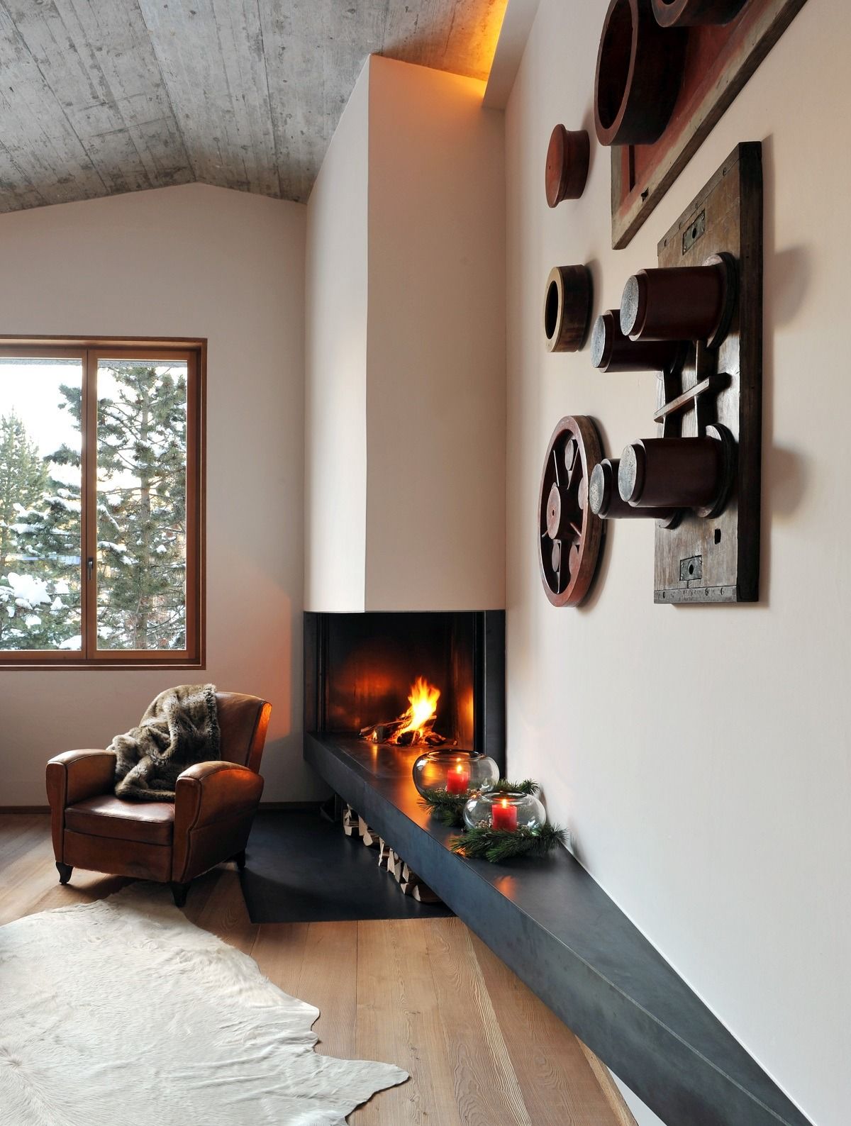 Chesetta Corner modern fireplace design