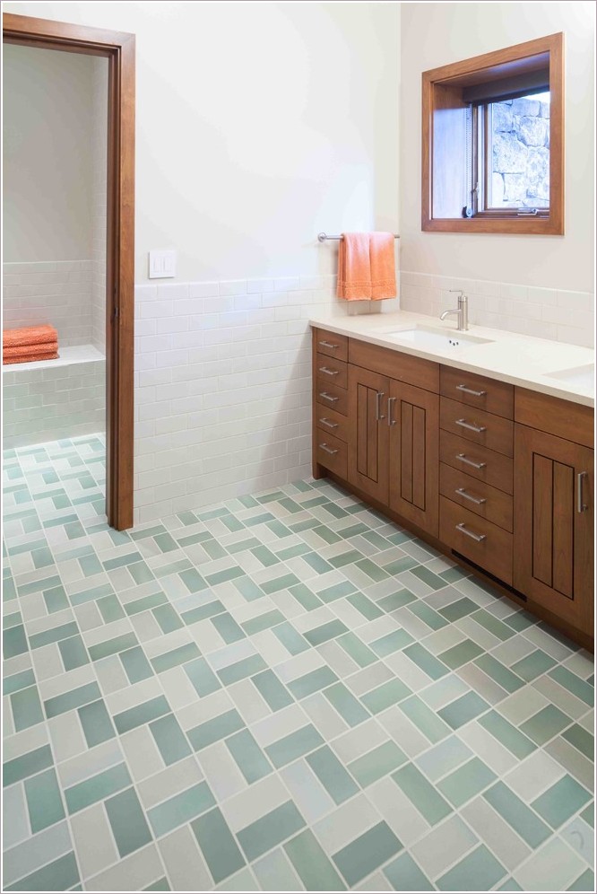 Chevron Prints Floor tiles