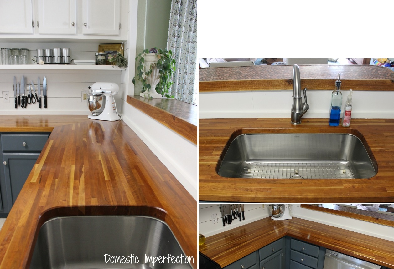 Chic Butcher Block Countertops