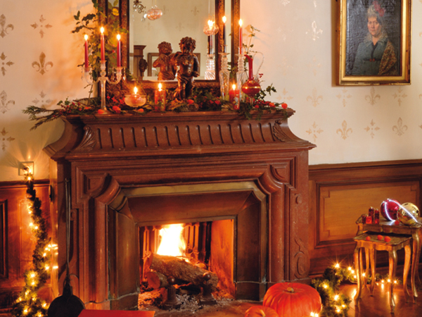 Christmas Fireplace Mantel Decoration Ideas3