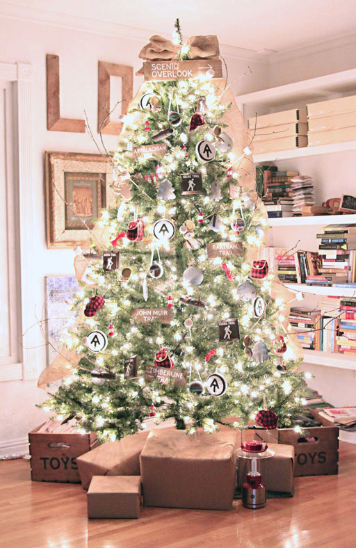 Christmas Tree with Traditional Gifts Around