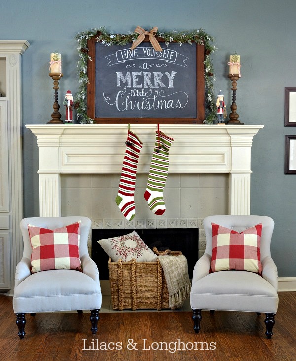 Christmas quote chalkboard