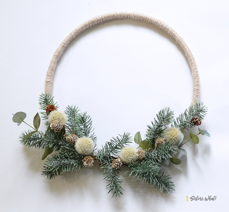 Classic Modern Christmas Wreath
