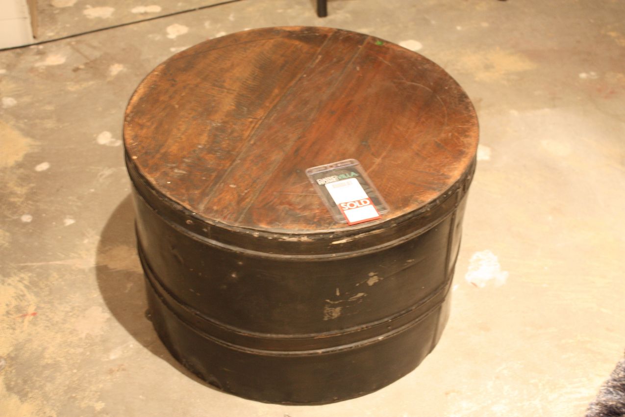 Classic home drum coffee table