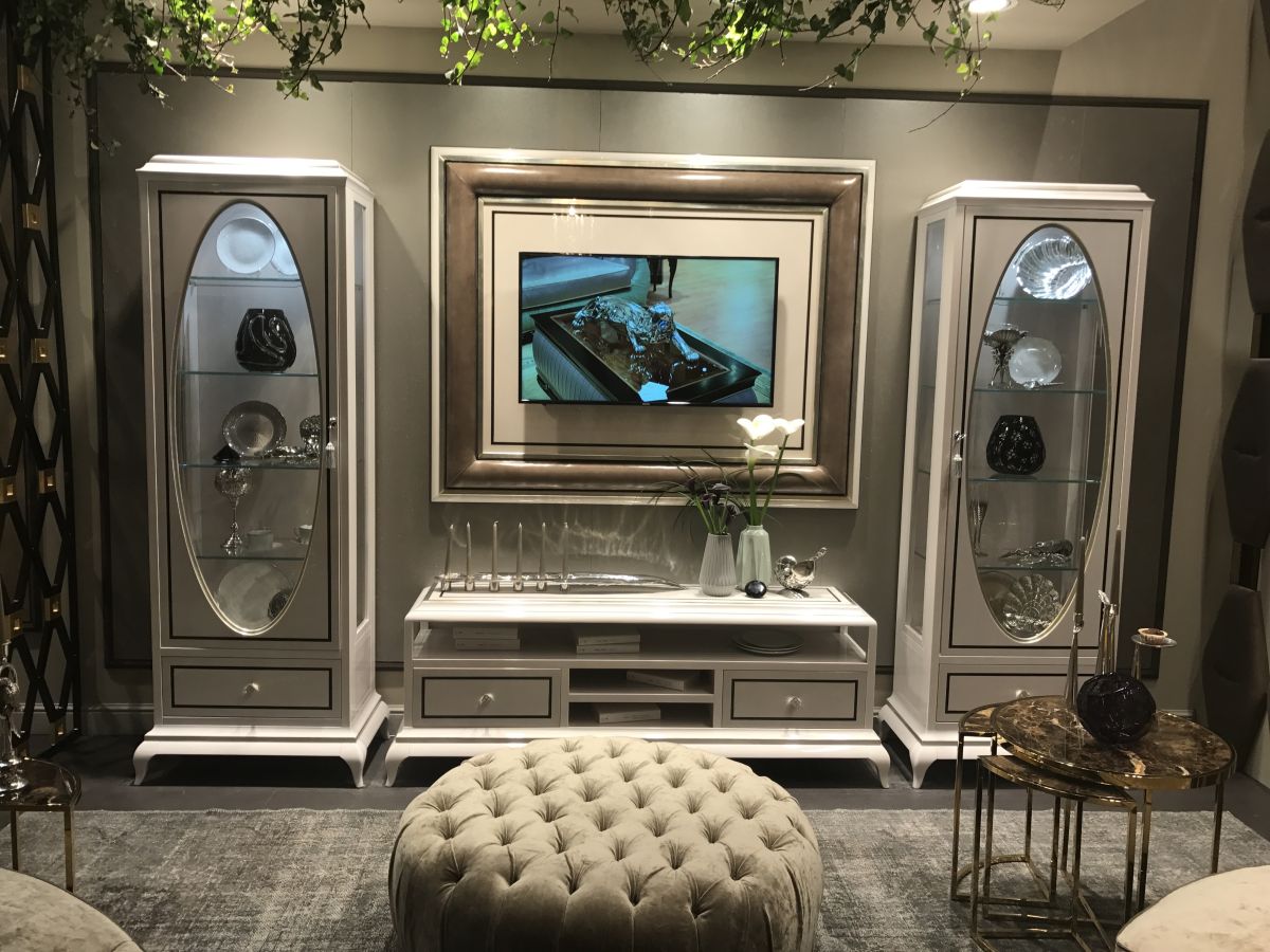 Classic luxury living room design from Salone del mobile