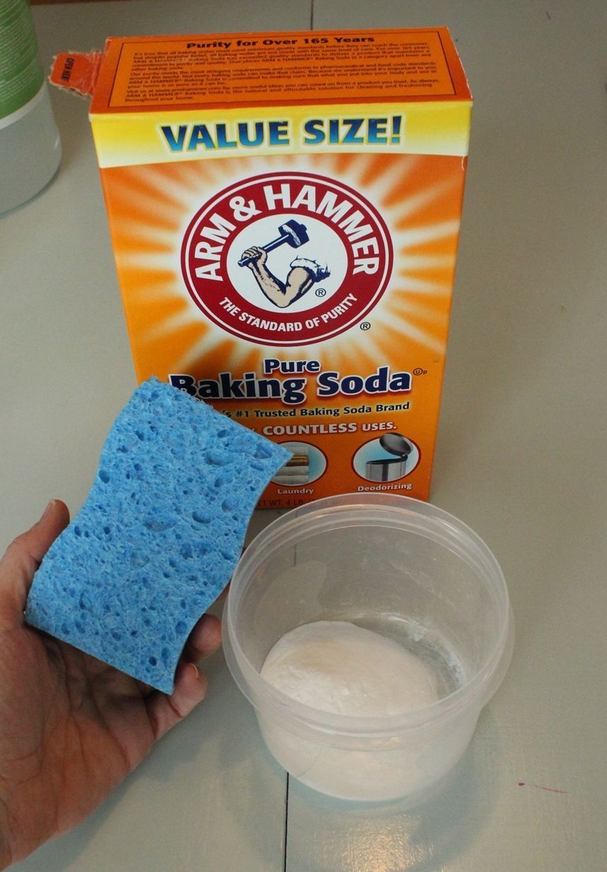 grout cleaning with baking soda