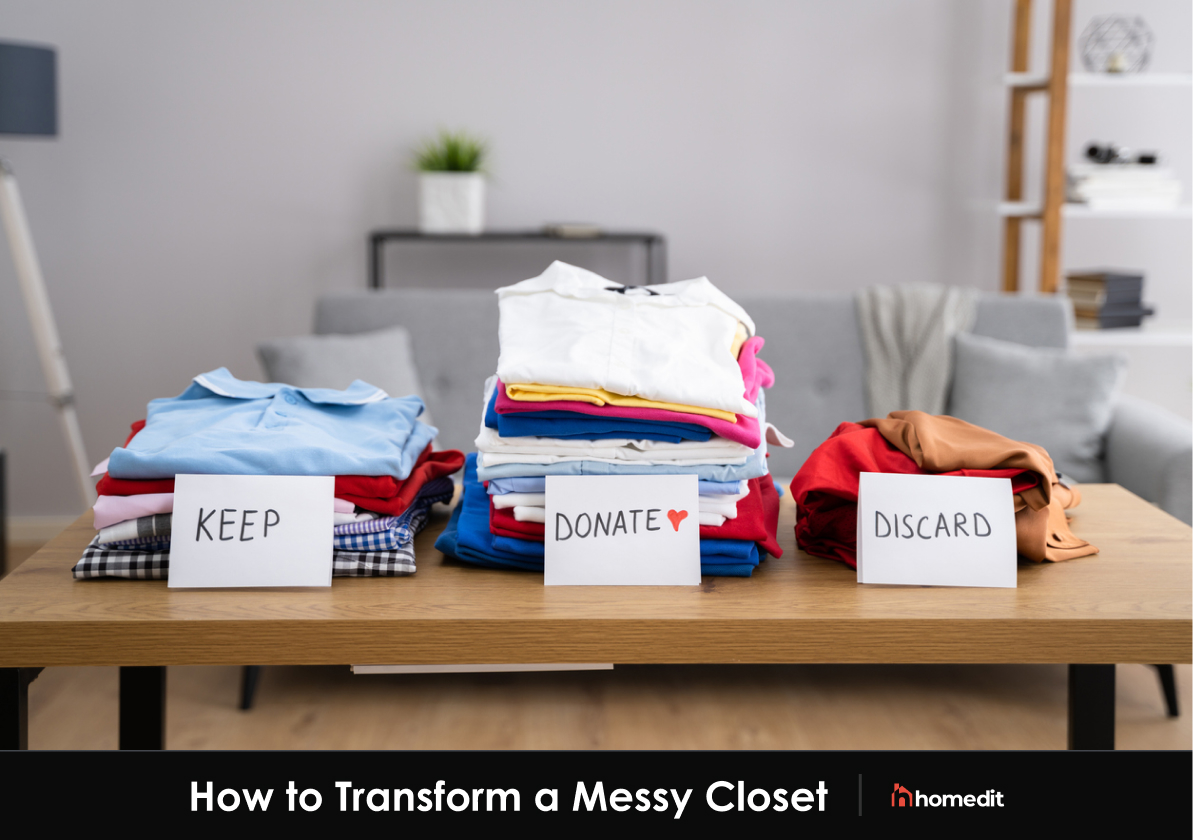 Closet Cleanout 101: How to Transform a Messy Closet