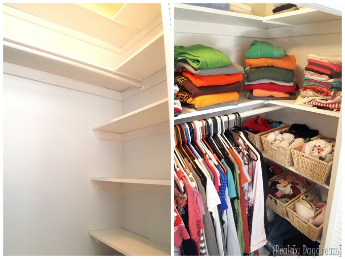 Closet Corner Shelves