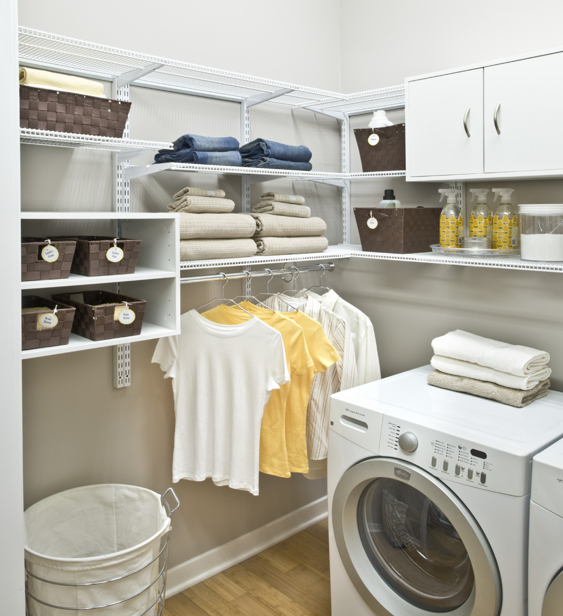 Closet Style Laundry Room