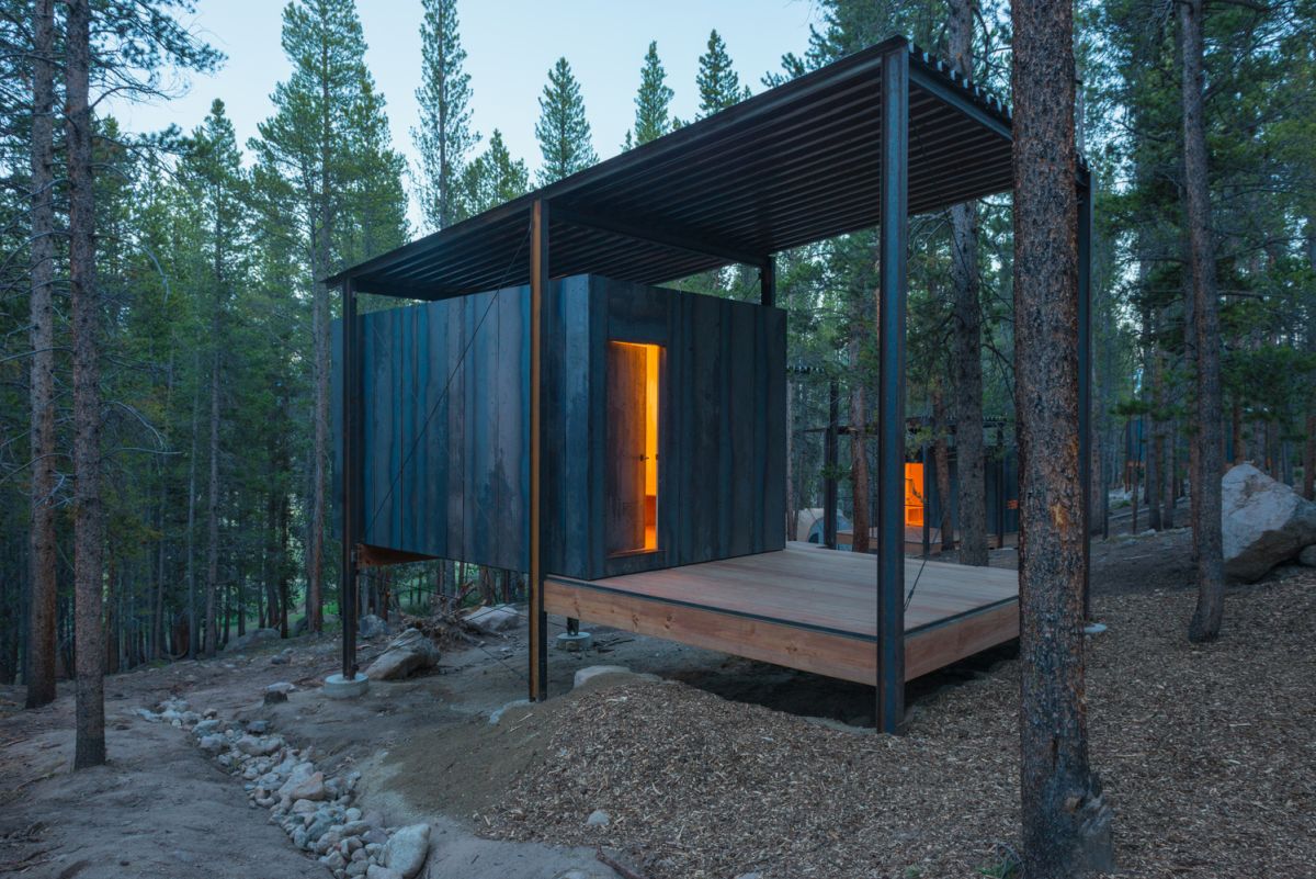 Prefab housing is ideal for a more affordable vacation getaway.