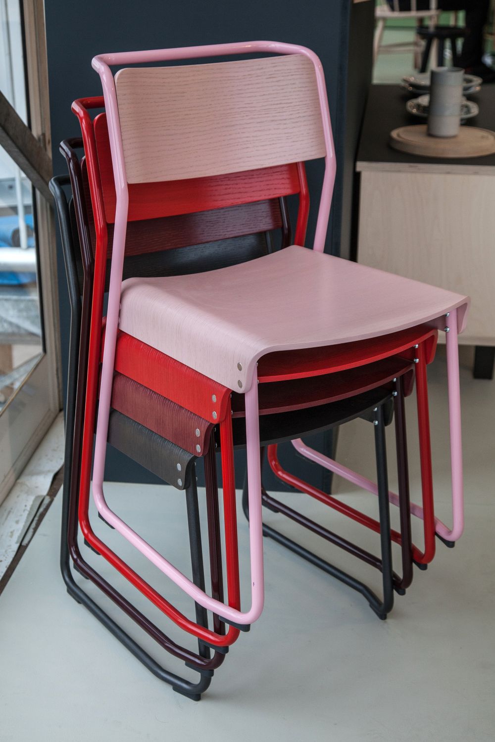 Colorful Canteen Utility Chair