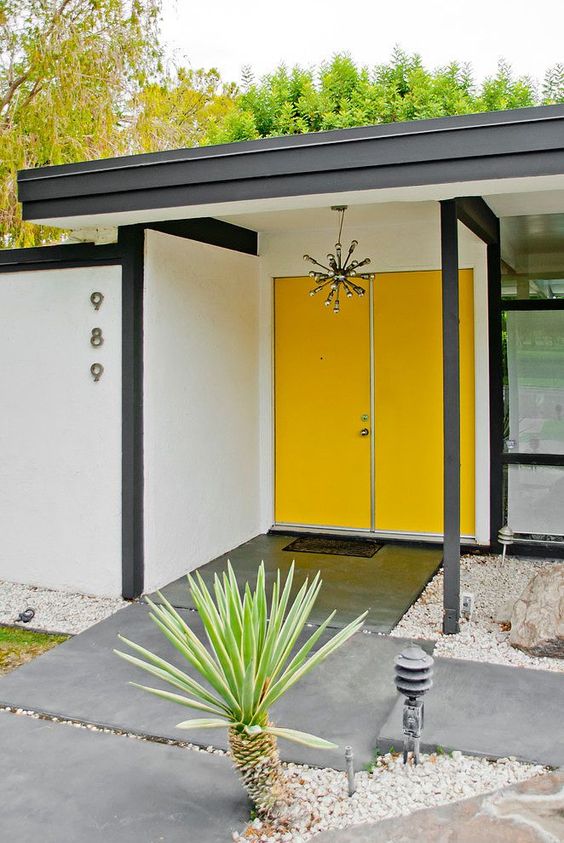 Colorful front doors