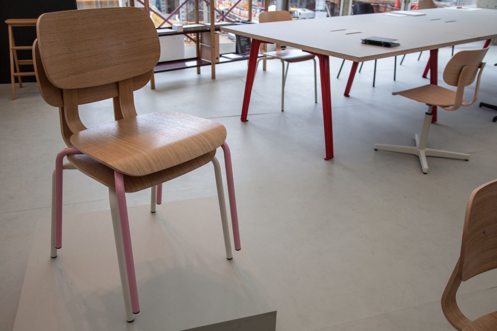 Colorful legs Very Good & Proper design chairs