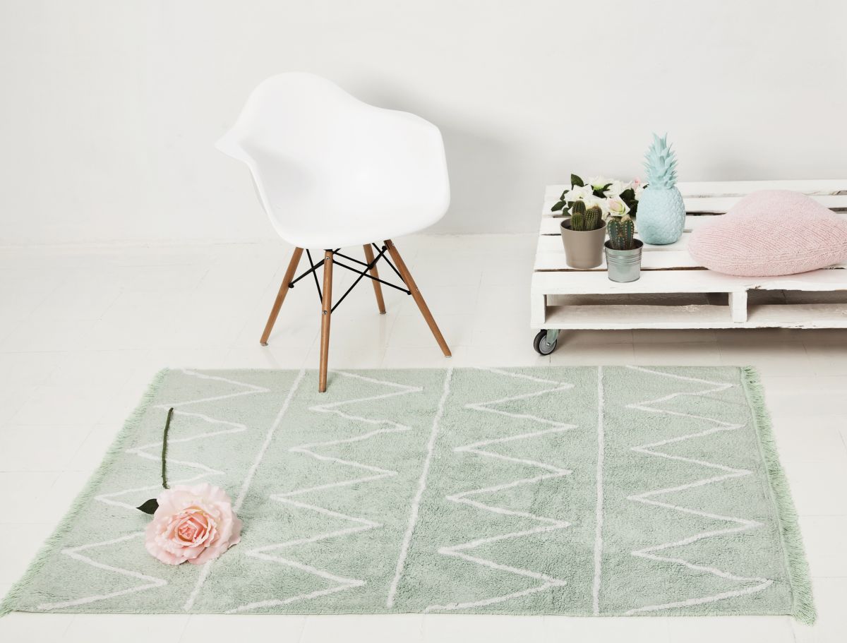 Colorful mint area rugs