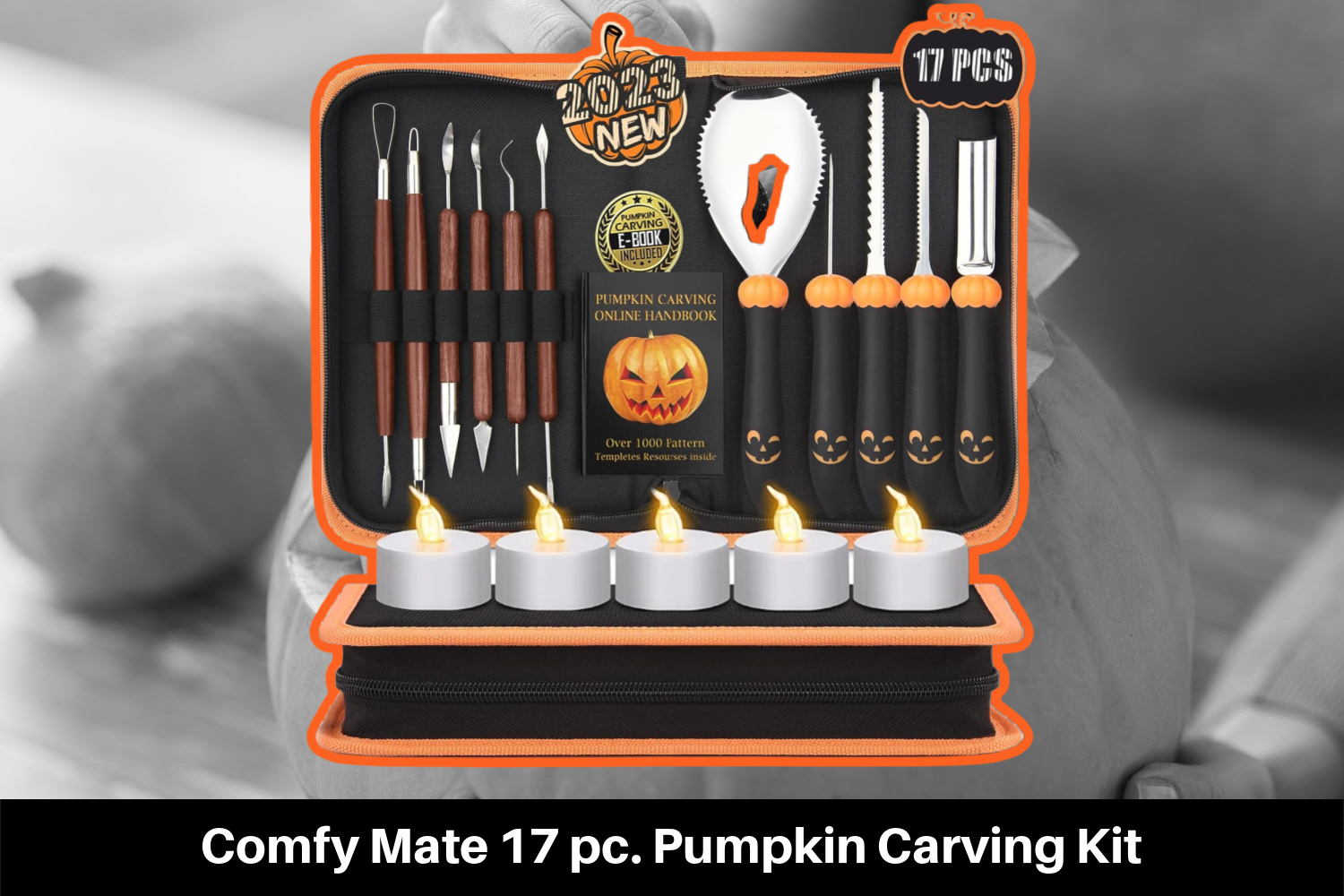 Comfy Mate 17 pc. Pumpkin Carving Kit