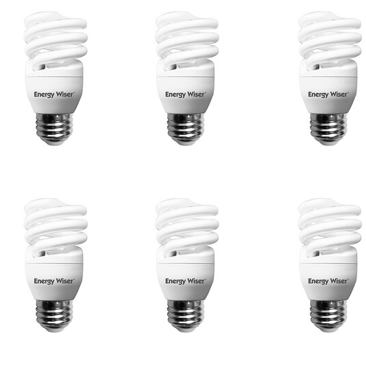 Compact Fluorescent Spiral Light Bulb Frosted