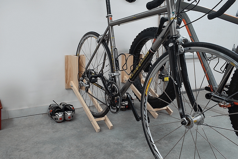 Compact Garage Bike Rack