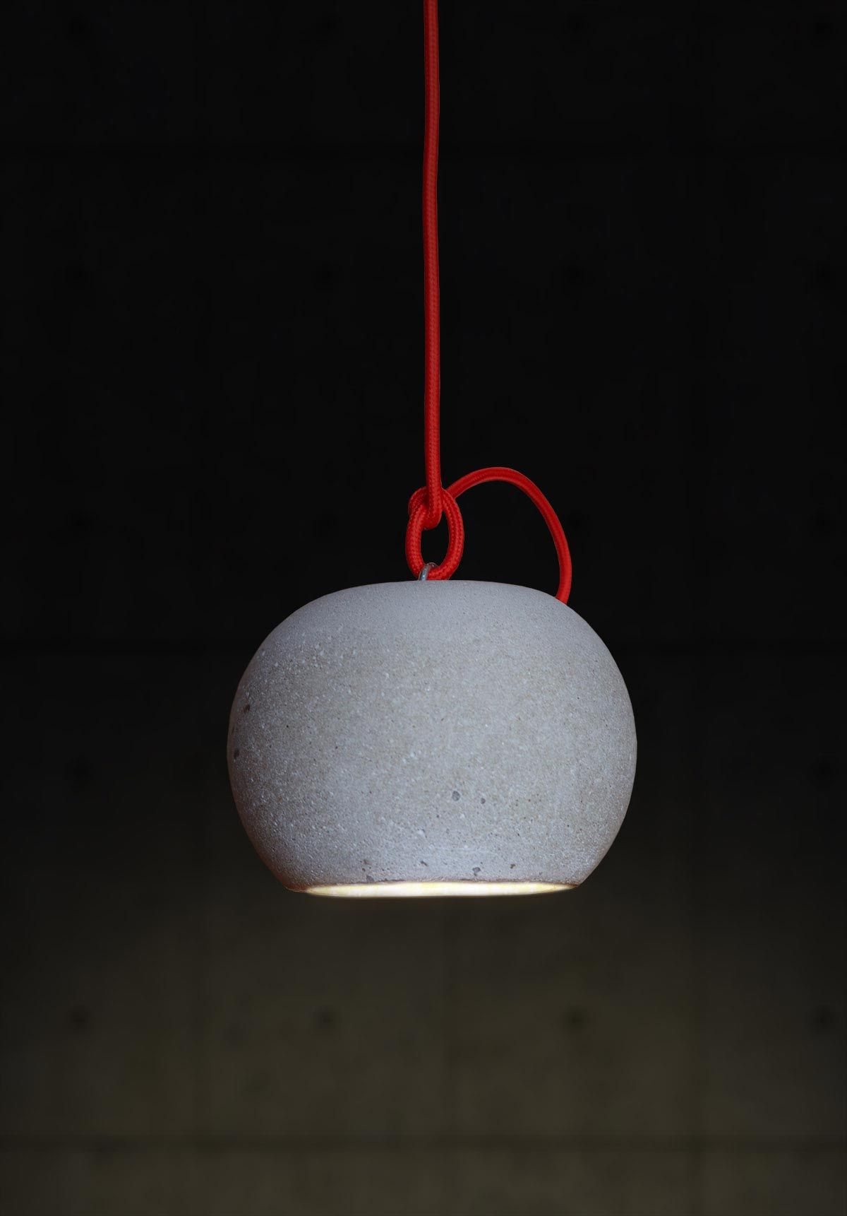 Concrete Ball Hanging Lamp