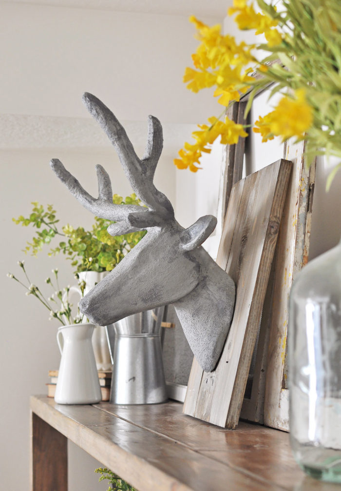 Concrete Deer Head Taxidermy