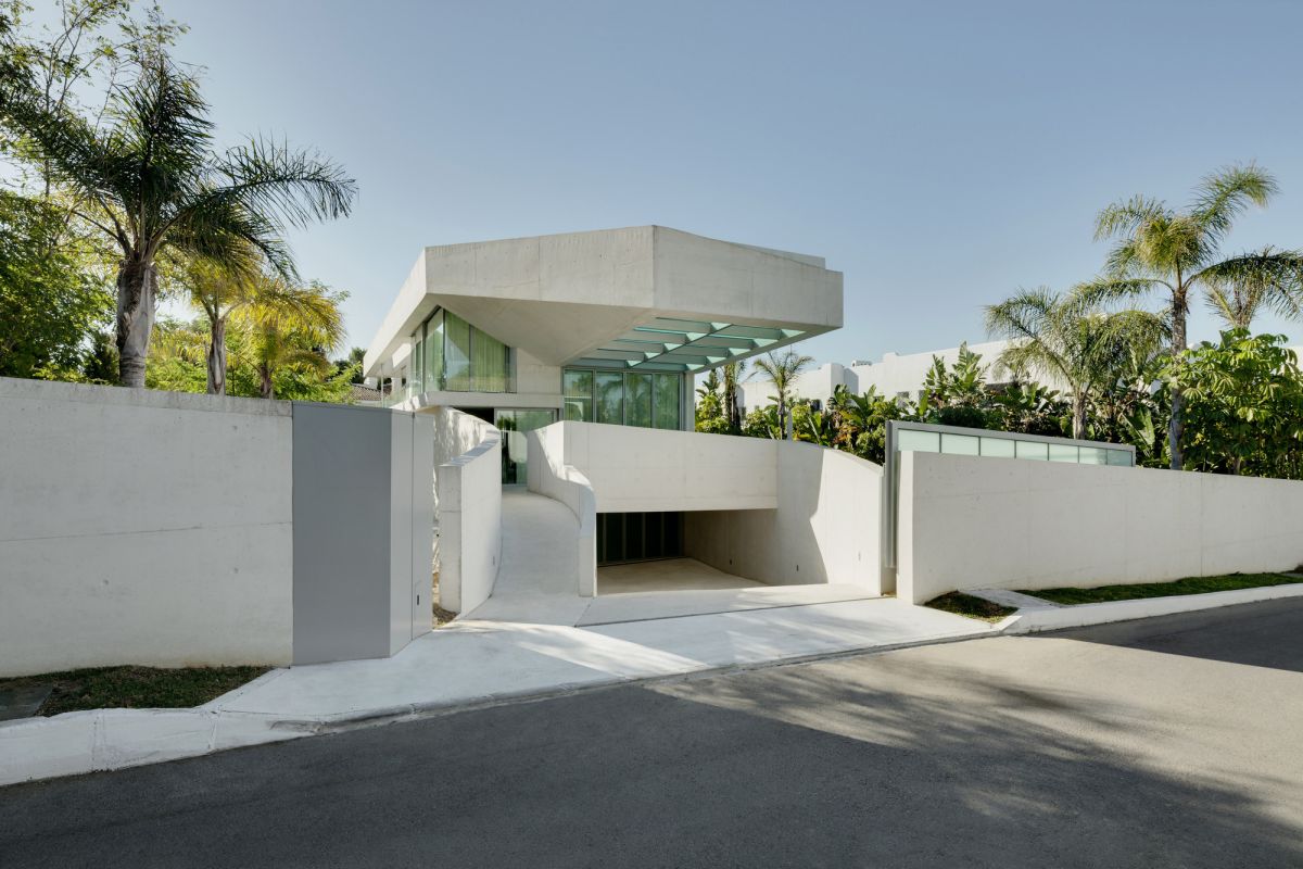 concrete driveway