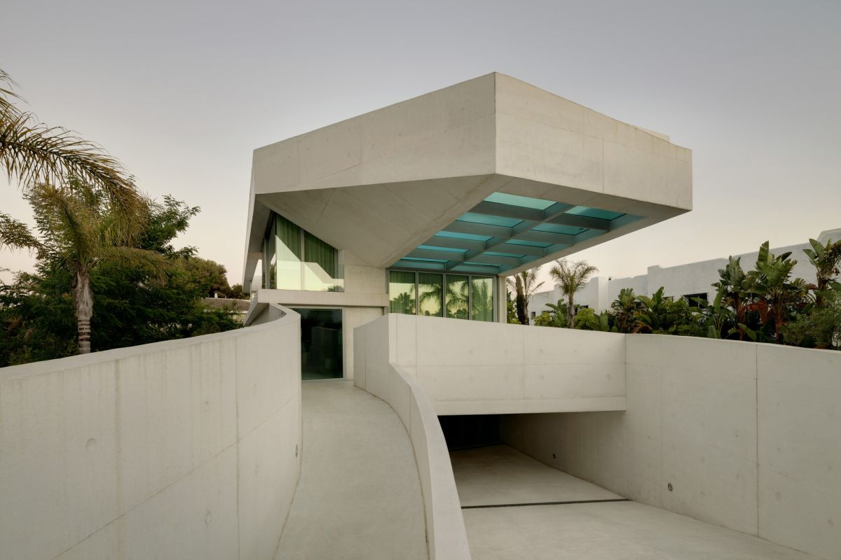 concrete walkway