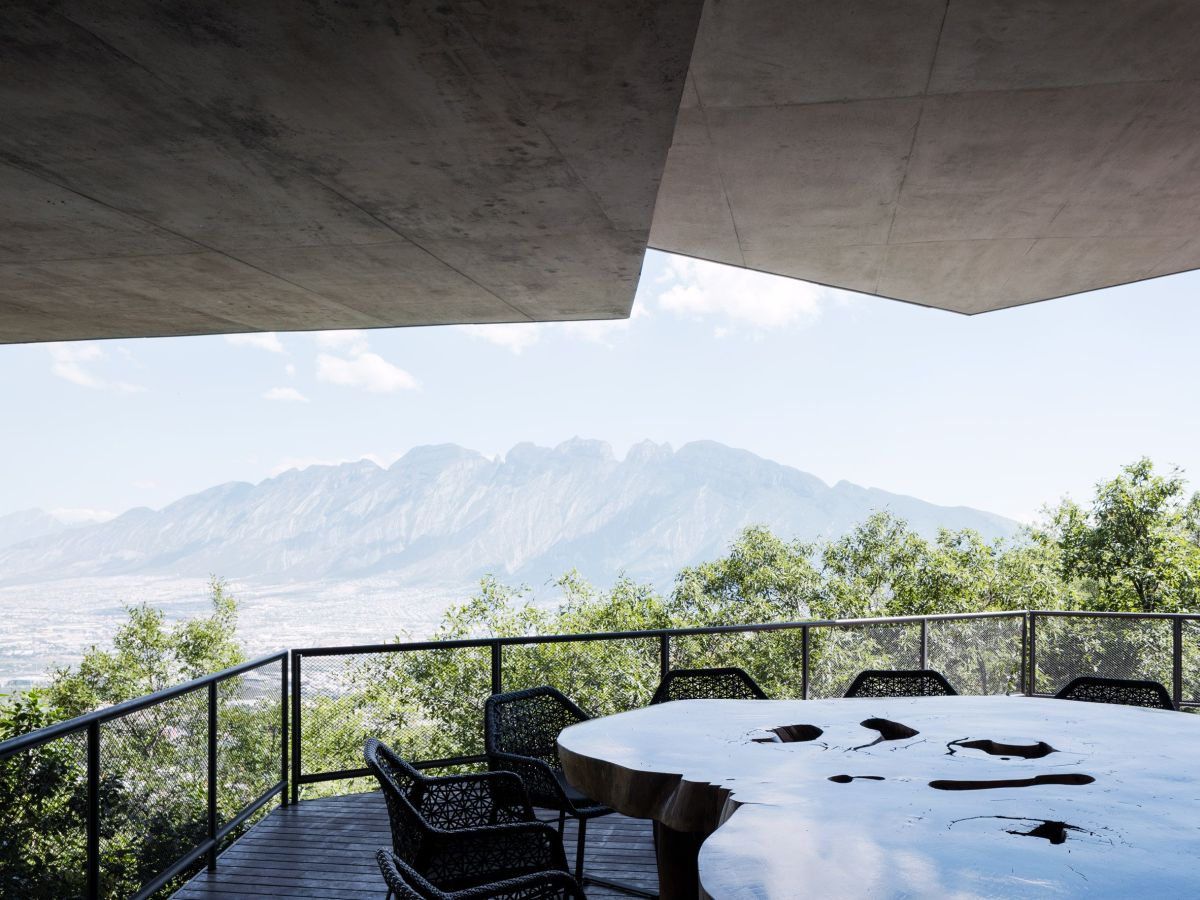 Concrete Mexican architect Tatiana Bilbao House View