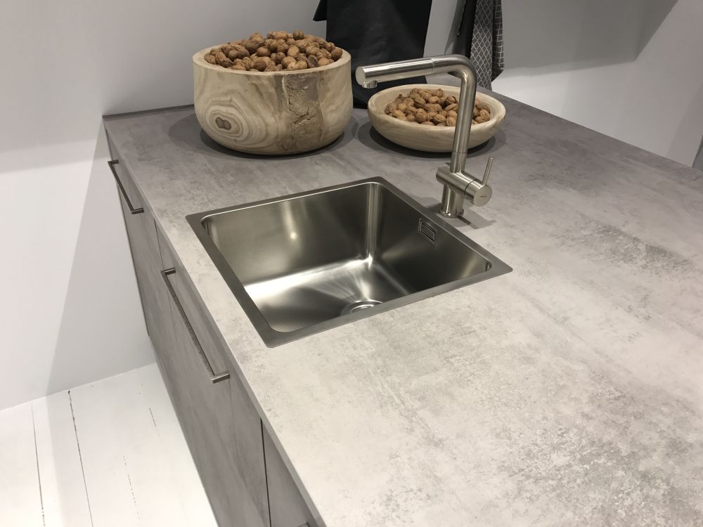 Concrete kitchen counter top from Nolte design