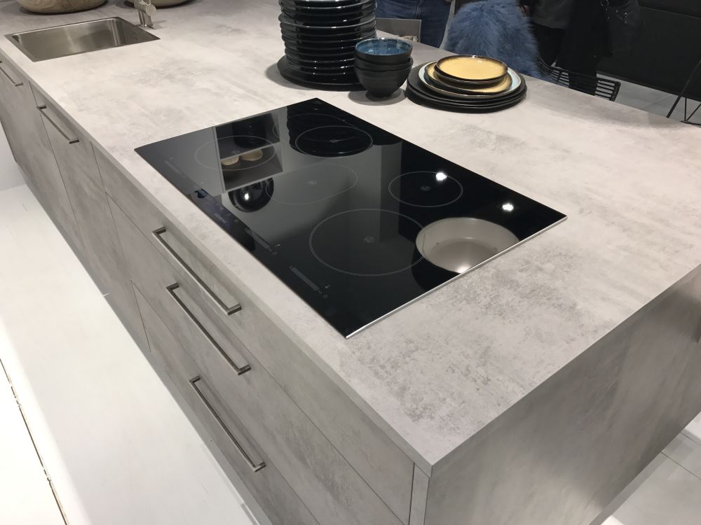 Concrete kitchen counter top from Nolte