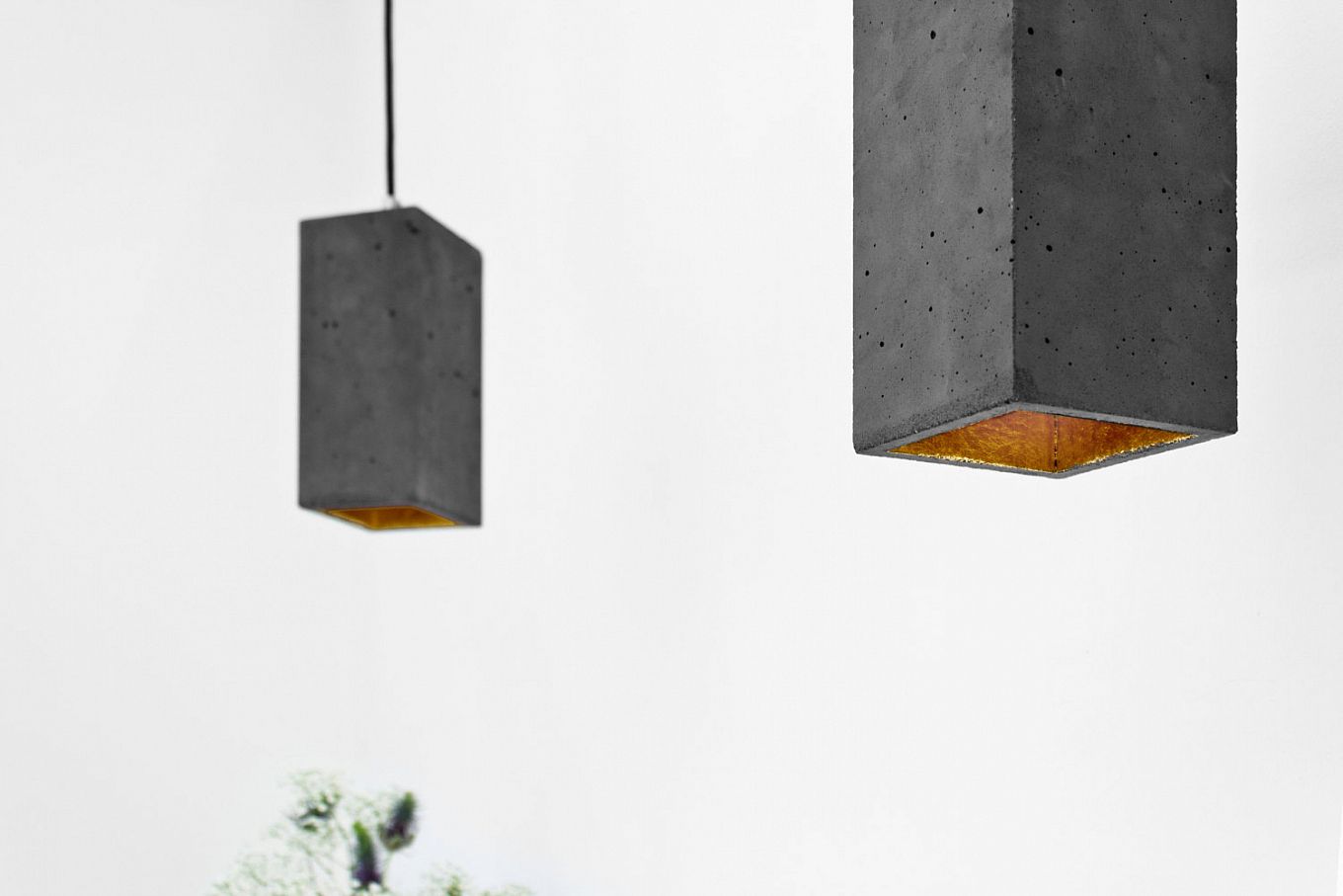 Concrete lighting fixtures