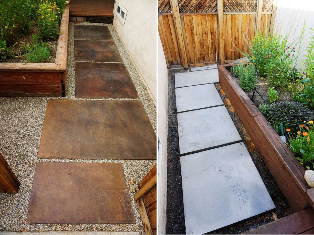 Concrete pavers and coloring tips