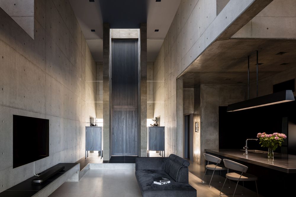 ConcreteJapan Tranquil House Interior Design