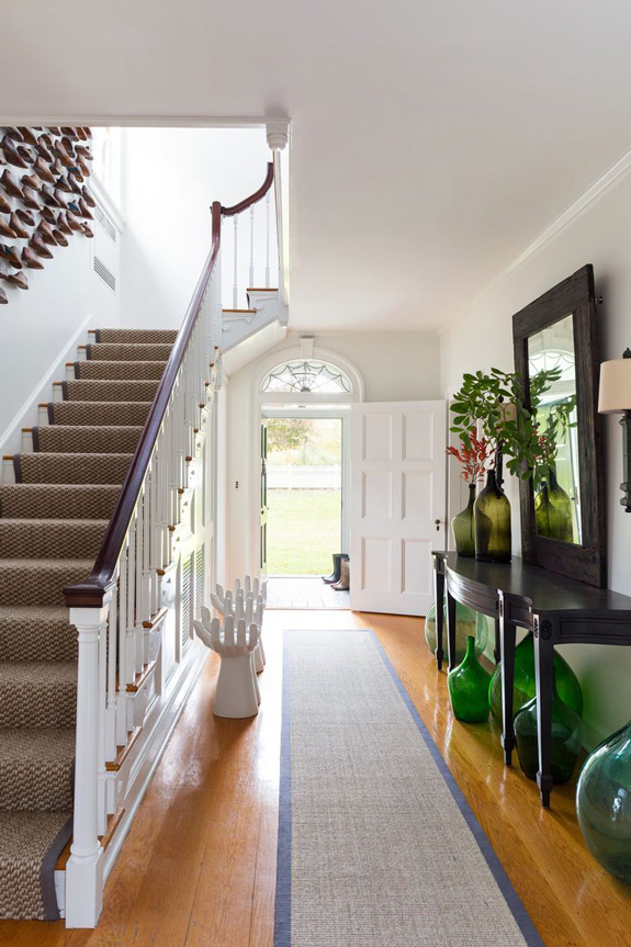 Connecticut countryside retreat foyer