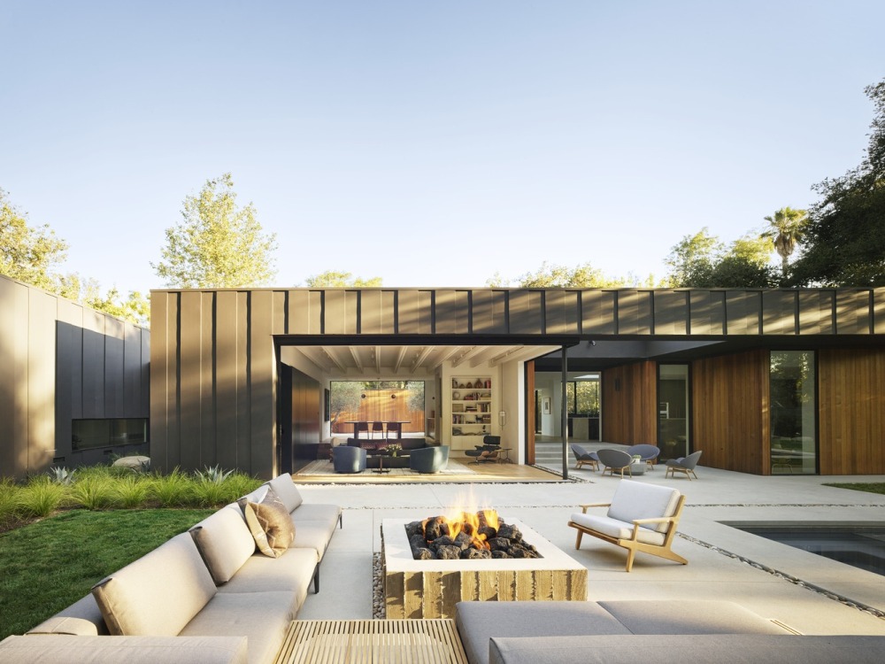 Connecting the Inside and Outside fire pit