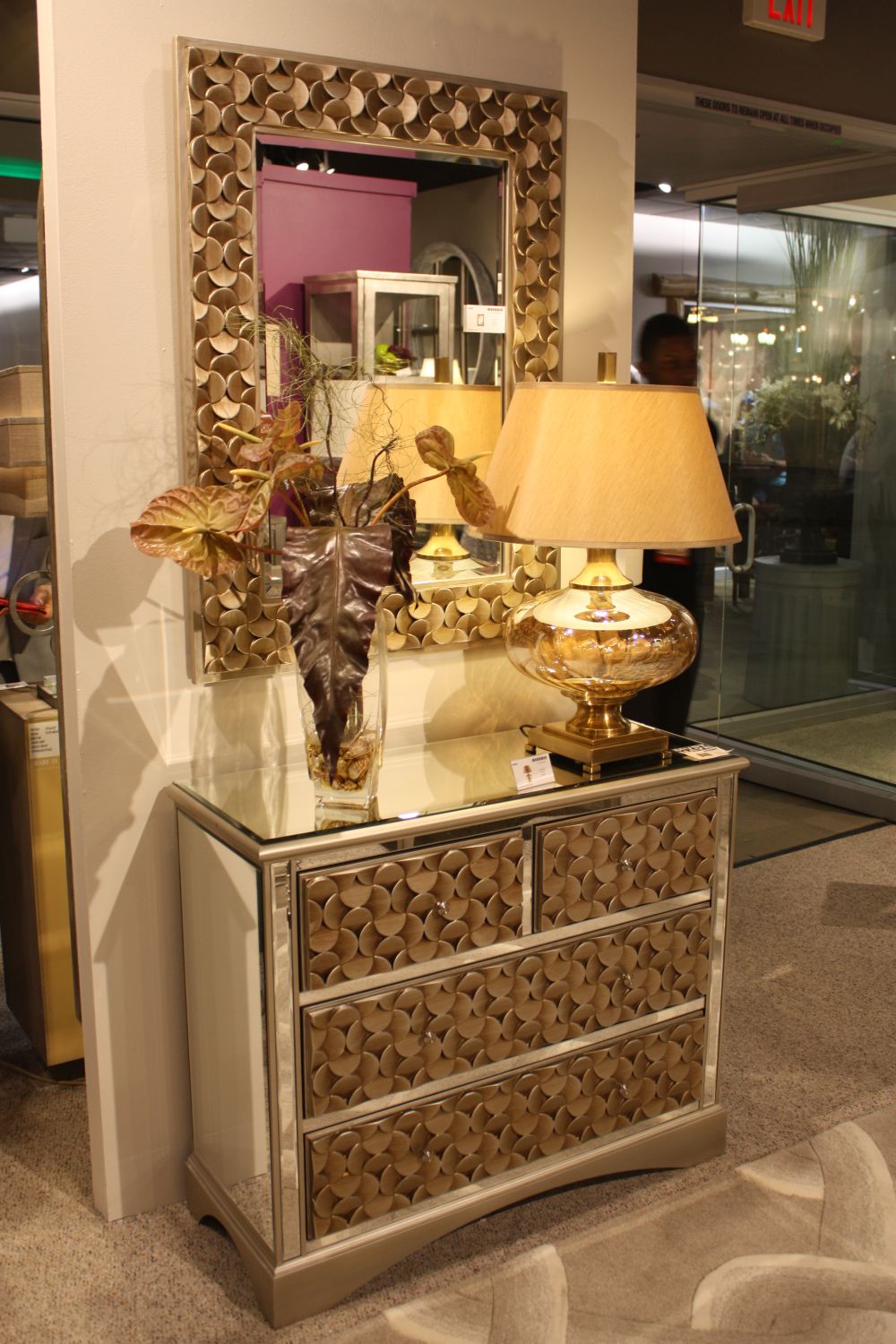 Console luxury mirror frame