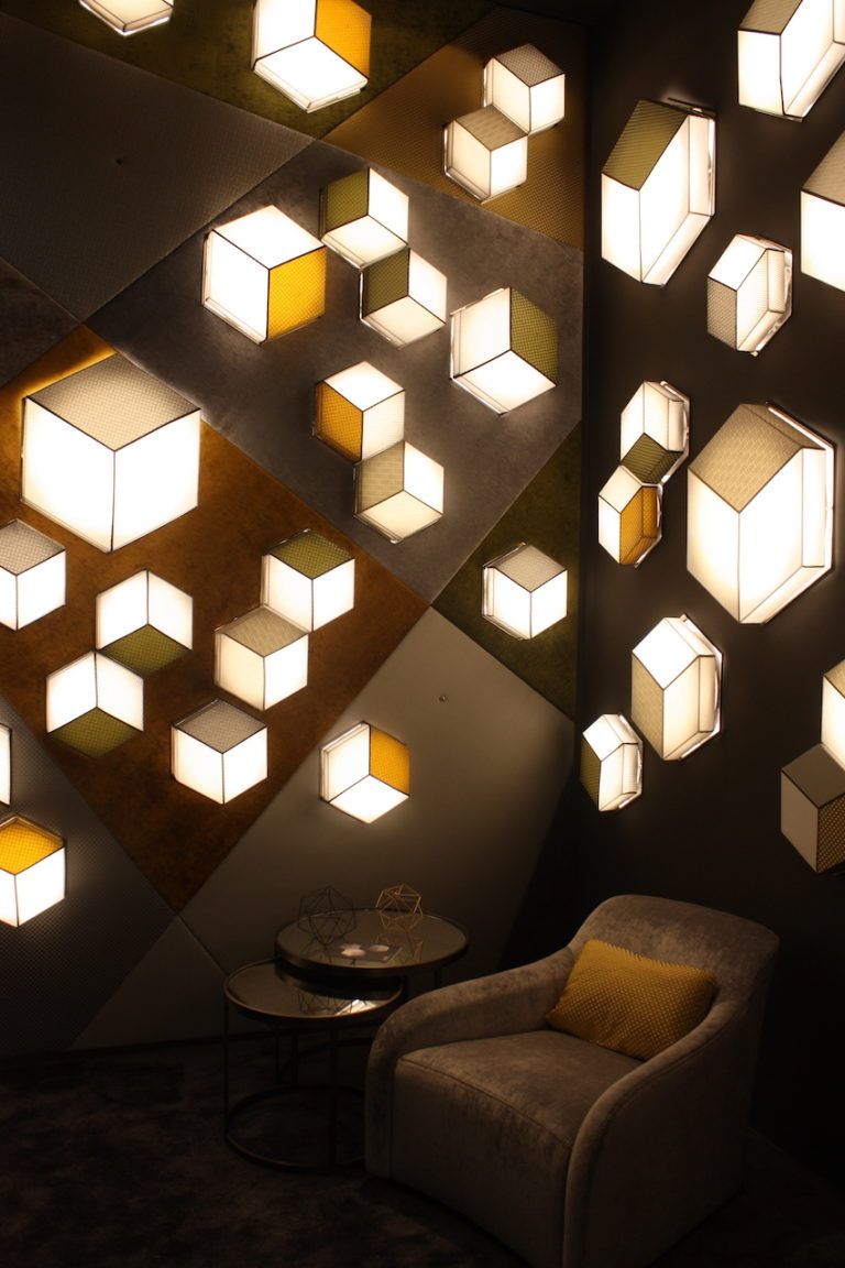Contardi wall lights for corners