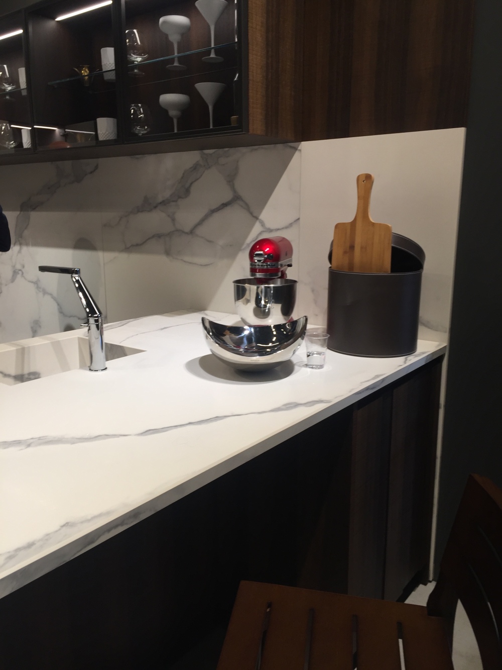 Mixing Wood And Marble